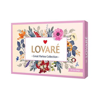 LOVARÉ Great Partea Collection 155g (90 porc.) darčekové balenie porciovaných čajov