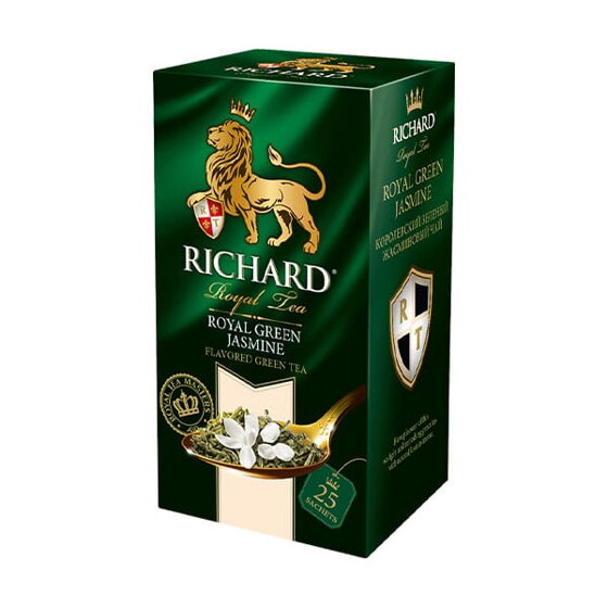 čaj porciovaný zelený RICHARD Royal Green Jasmine  - 50g